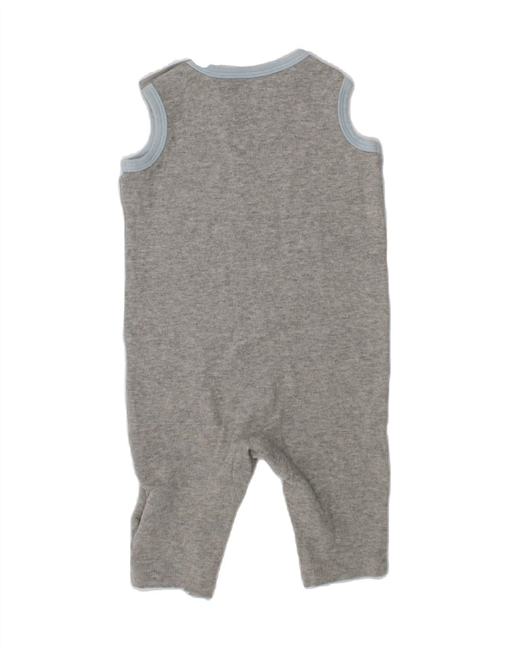 CONVERSE Baby Boys Graphic Sleeveless Bodysuit 6-9 Months Grey Vintage Converse and Second-Hand Converse from Messina Hembry 