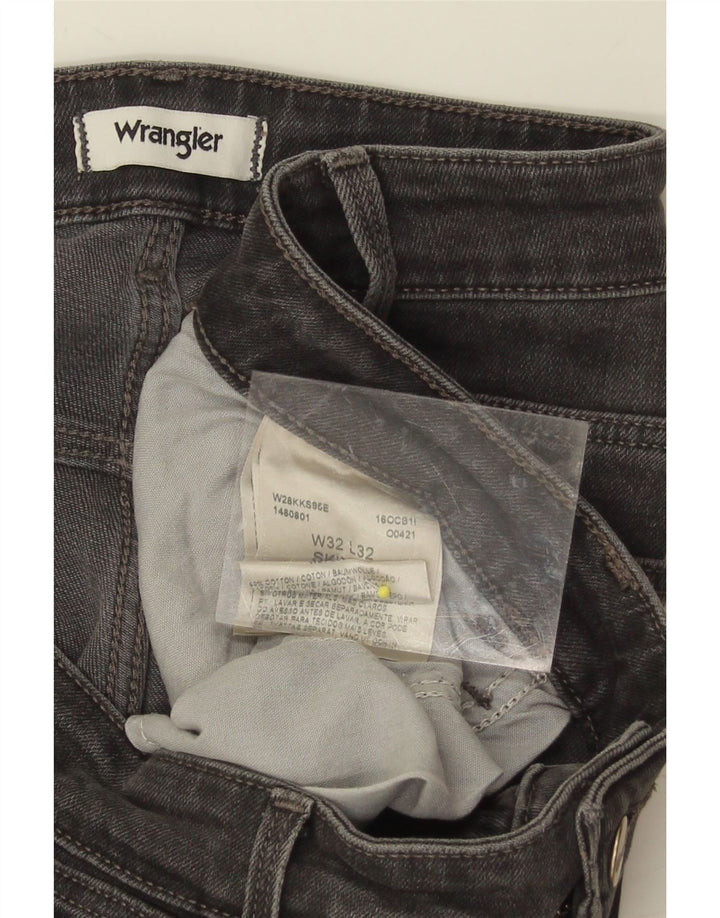 WRANGLER Womens Skinny Jeans W32 L32 Grey Cotton Vintage Wrangler and Second-Hand Wrangler from Messina Hembry 