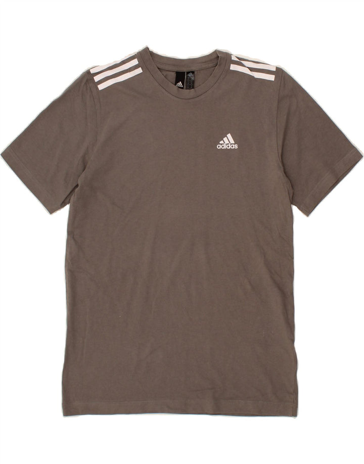 ADIDAS Mens T-Shirt Top XS Grey Cotton Vintage Adidas and Second-Hand Adidas from Messina Hembry 