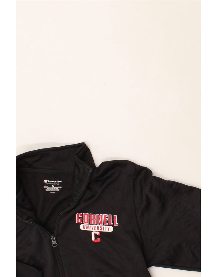 CHAMPION Mens Tracksuit Top Jacket Small Black Polyester Vintage Champion and Second-Hand Champion from Messina Hembry 