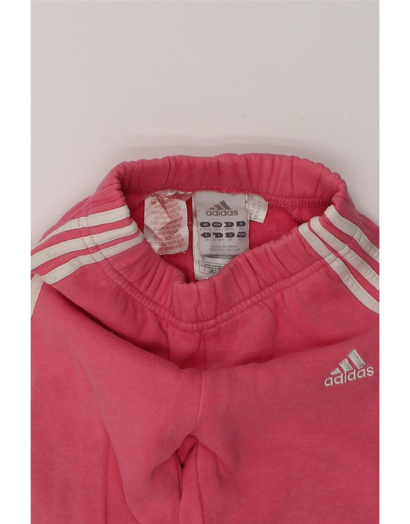 ADIDAS Baby Girls Joggers Trousers 9-12 Months Pink Cotton | Vintage Adidas | Thrift | Second-Hand Adidas | Used Clothing | Messina Hembry 