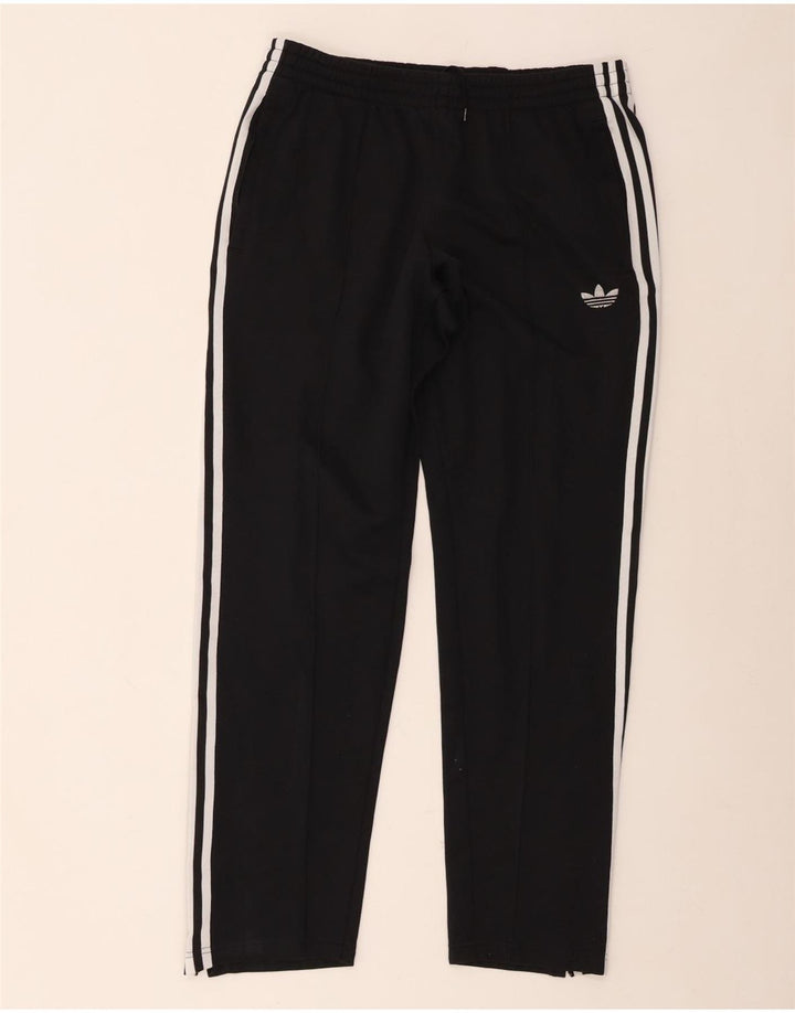 Adidas Womens Tracksuit Trousers UK 14 Medium Black Cotton