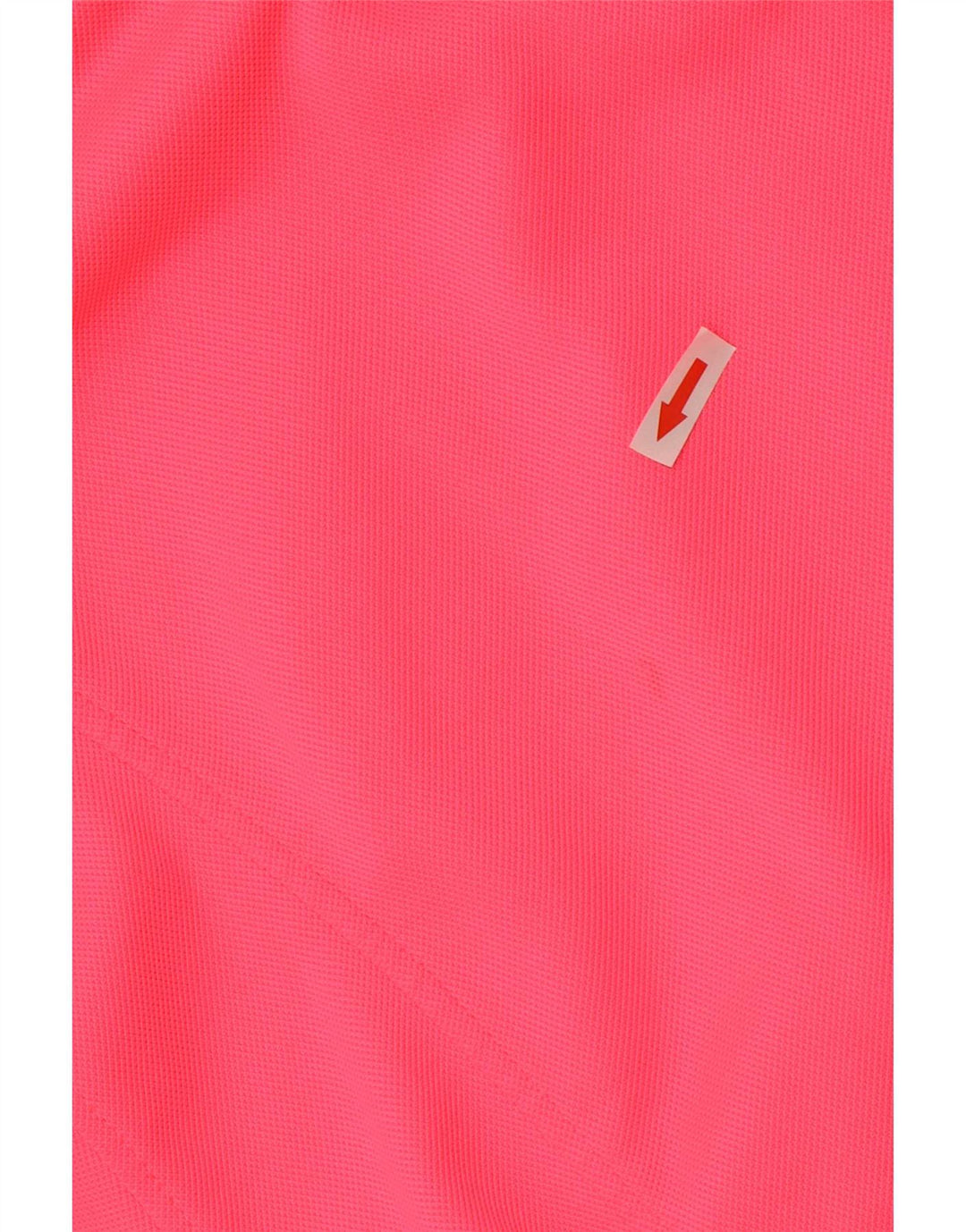 Zara Womens Crop Oversized Zip Hoodie Sweater UK 14 Medium Pink Polyester