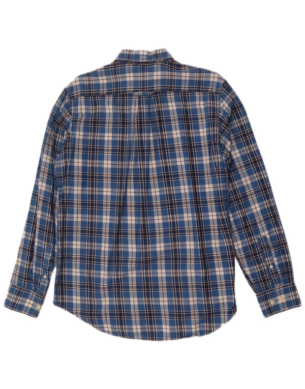 Gant Mens Regular Fit Shirt Medium Blue Check Cotton