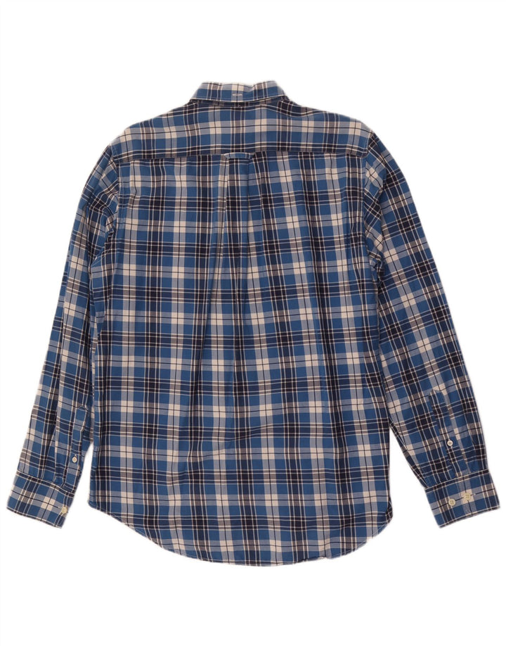 Gant Mens Regular Fit Shirt Medium Blue Check Cotton