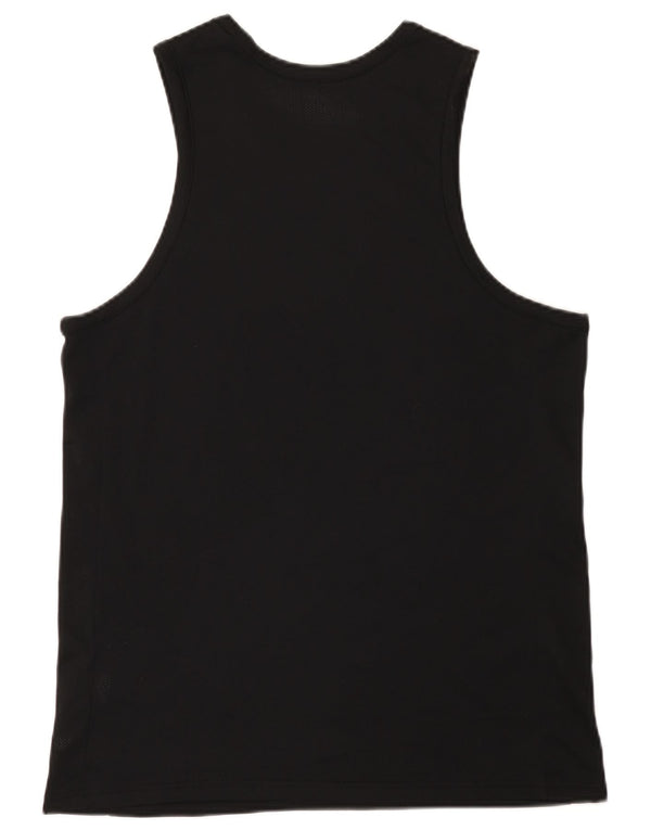 Nike Mens Dri Fit Graphic Vest Top Medium Black Polyester