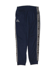 KAPPA Mens Graphic Tracksuit Trousers Joggers Medium  Navy Blue Polyester