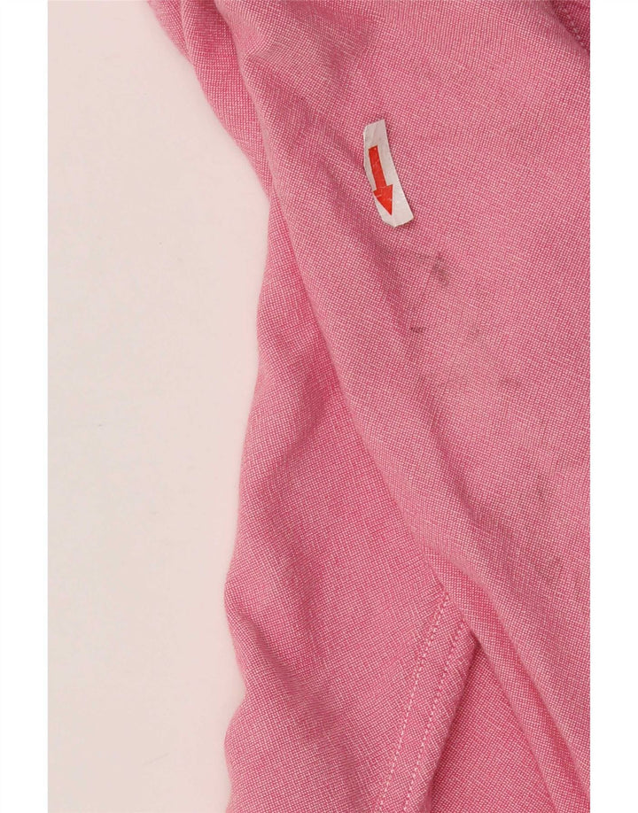 Chaps Mens Shirt Small Pink Cotton