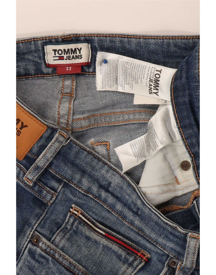 Tommy Hilfiger Mens Scanton Slim Denim Shorts W32 Medium Blue Cotton