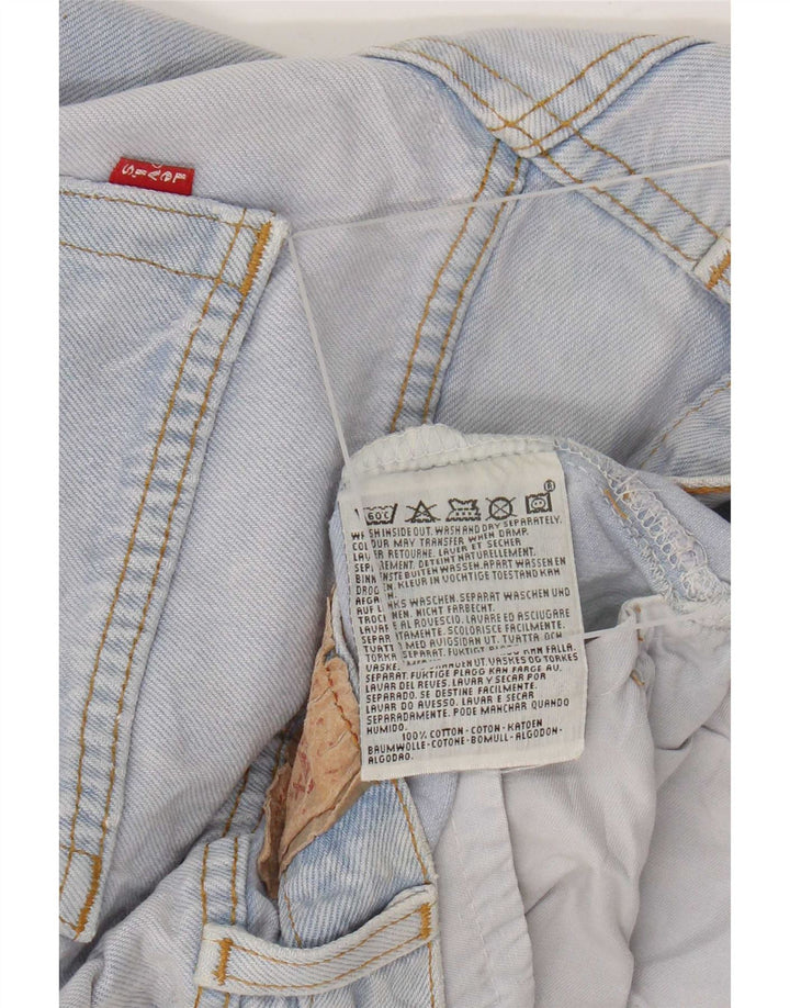 Levi's Mens Straight Jeans W34 L31 Blue Cotton