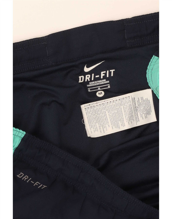 Nike Mens Barcelona Sport Shorts Medium Navy Blue Colourblock Polyester