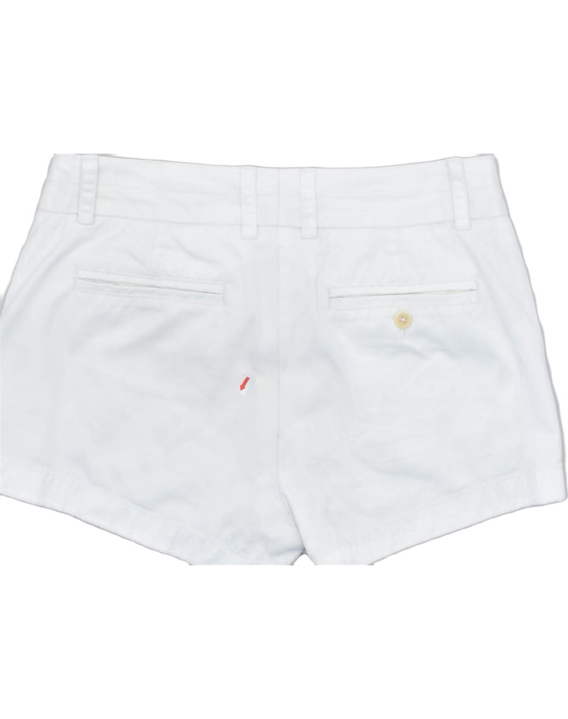 J. CREW Womens Casual Shorts US 4 Small W27 White Cotton | Vintage | Thrift | Second-Hand | Used Clothing | Messina Hembry 