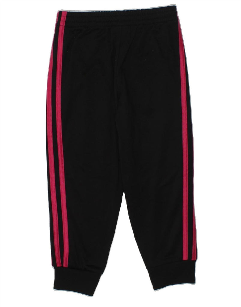 ADIDAS Girls Tracksuit Trousers Joggers 3-4 Years  Black Polyester | Vintage Adidas | Thrift | Second-Hand Adidas | Used Clothing | Messina Hembry 