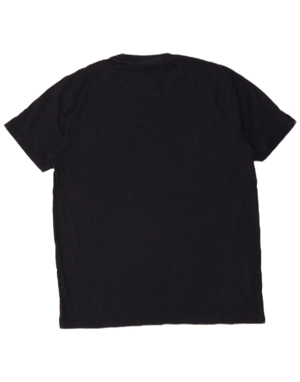 Penguin Mens T-Shirt Top Large Navy Blue Cotton