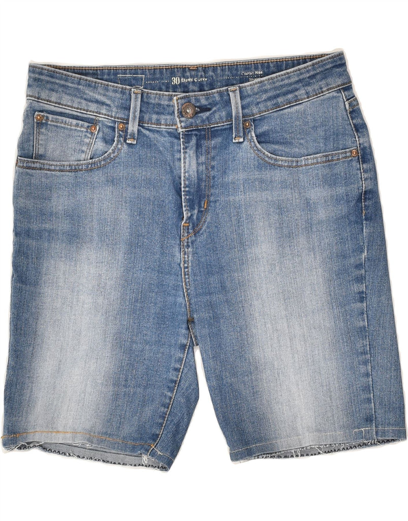 LEVI'S Womens Demi Curve Denim Shorts W30 Medium  Blue Cotton | Vintage Levi's | Thrift | Second-Hand Levi's | Used Clothing | Messina Hembry 