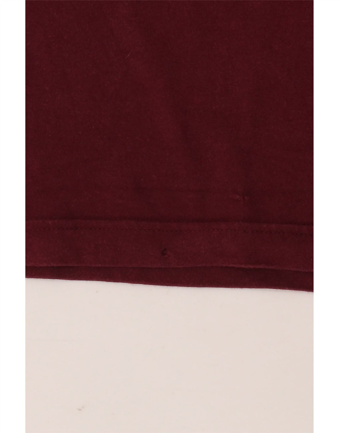 ADIDAS Mens T-Shirt Top Small Maroon Cotton