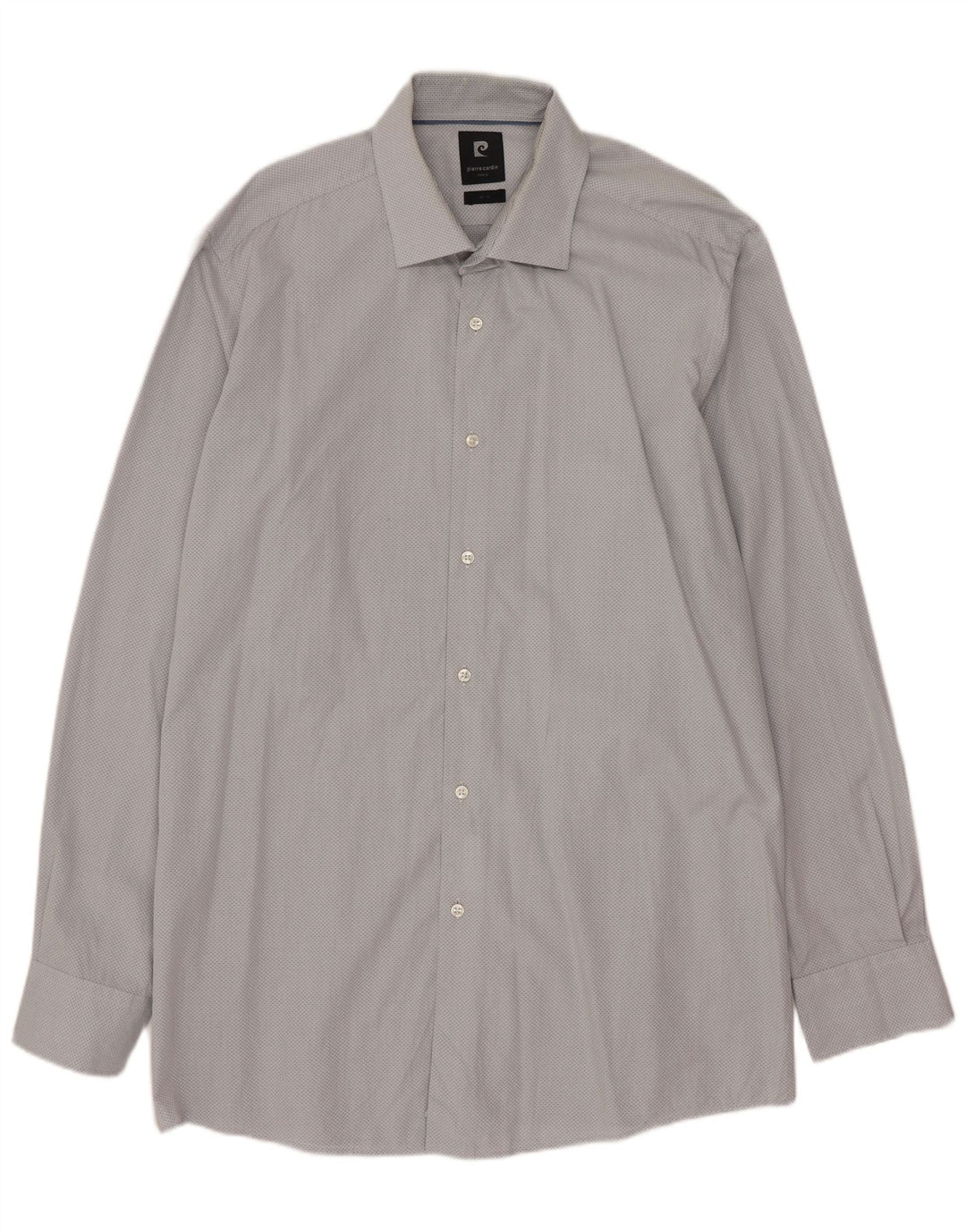 PIERRE CARDIN Mens Shirt Size 43 XL Blue Spotted
