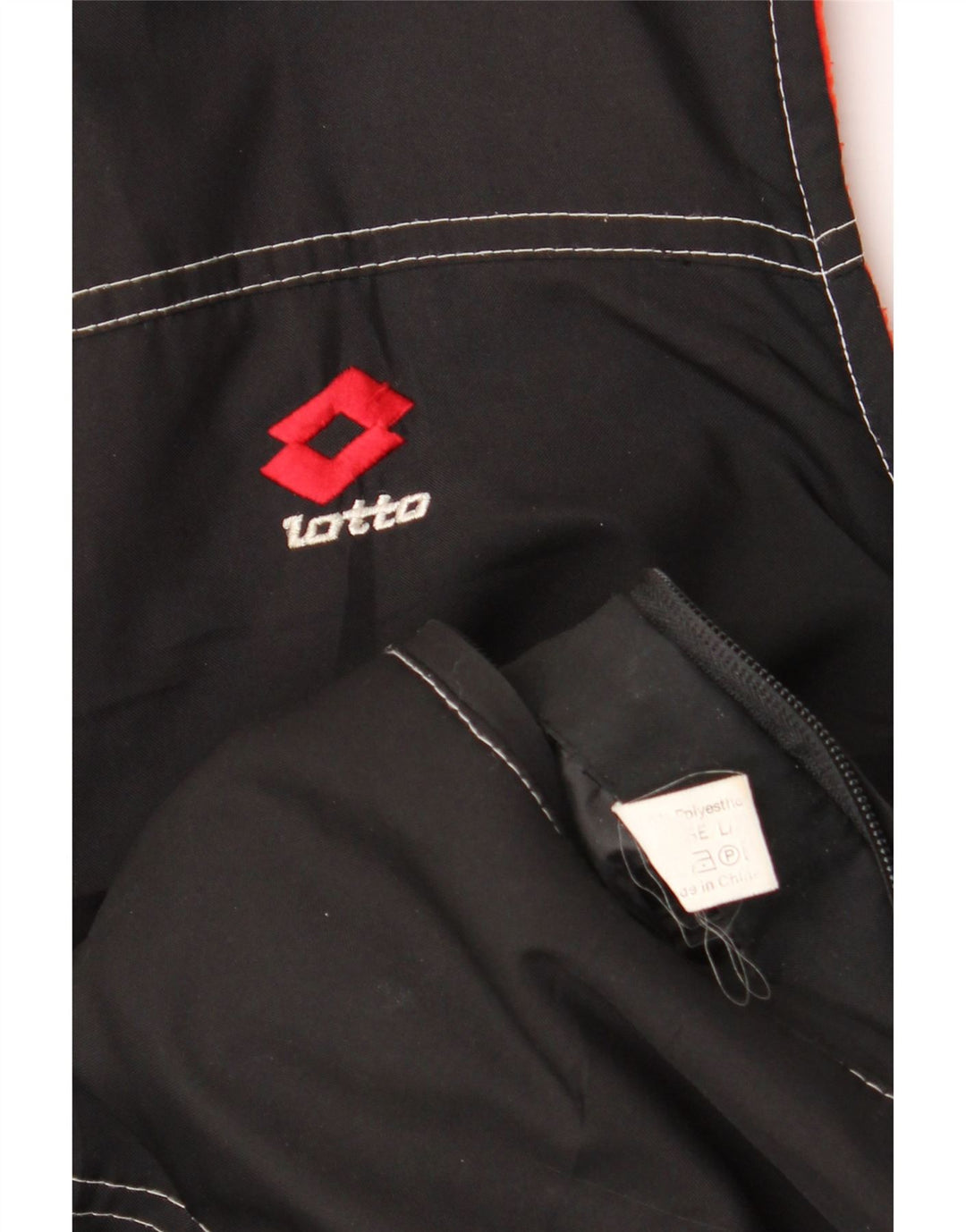 LOTTO Mens Reversible Gilet UK 40 Large Black Polyester Vintage Lotto and Second-Hand Lotto from Messina Hembry 