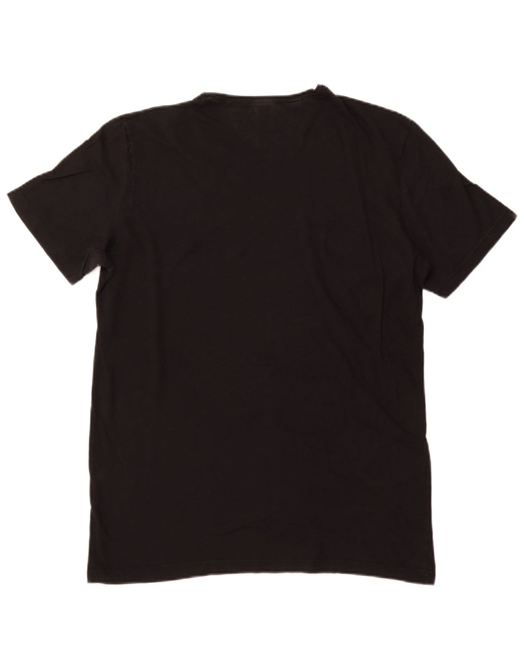 Zara Mens T-Shirt Top Large Black