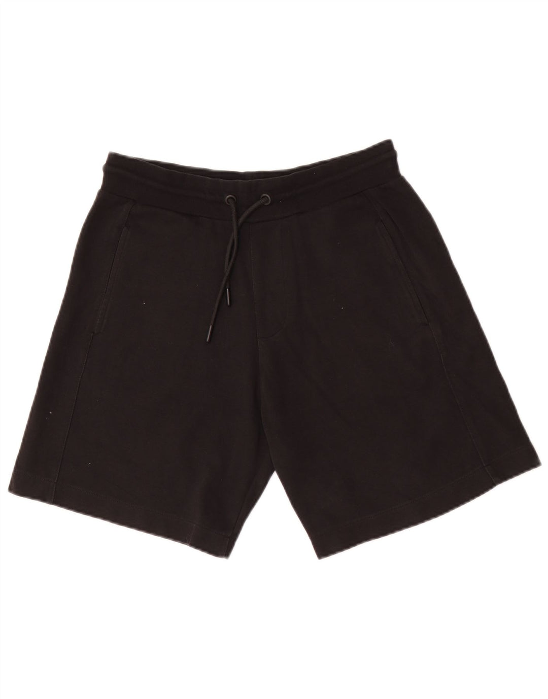 Zara Mens Sport Shorts Small Black Cotton