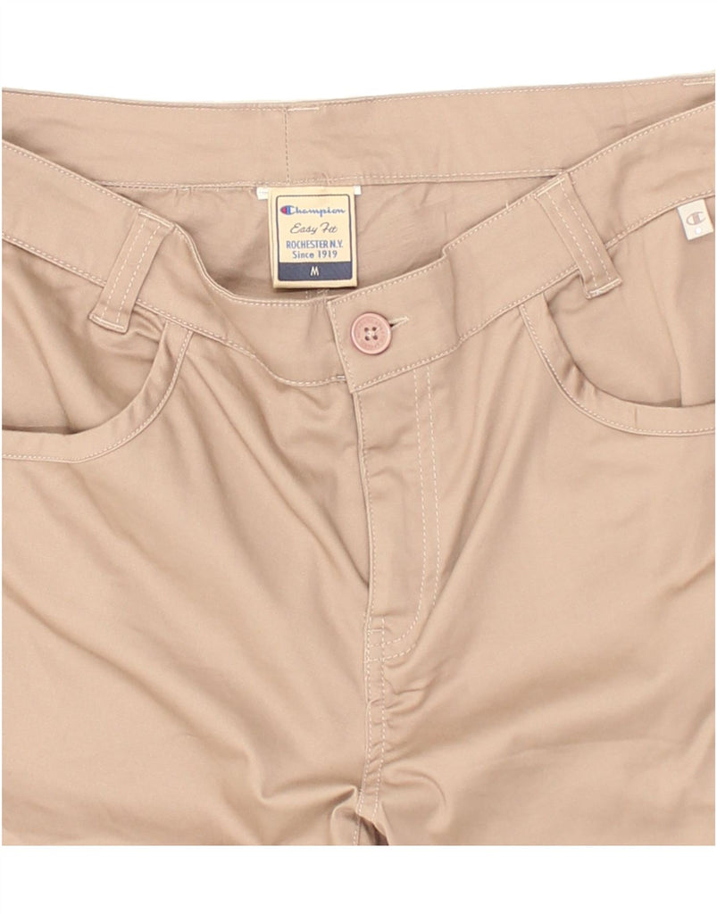 CHAMPION Womens Easy Fit Casual Shorts Medium W30 Beige | Vintage Champion | Thrift | Second-Hand Champion | Used Clothing | Messina Hembry 