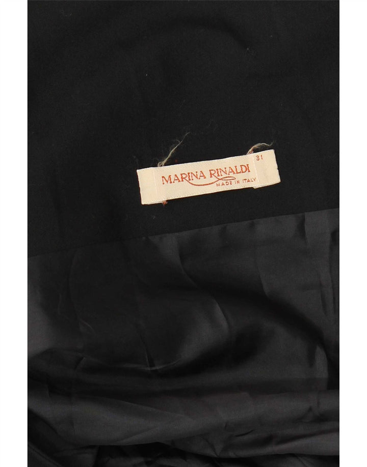Marina Rinaldi Womens Open Oversized Blazer Jacket Size 31 XL Black