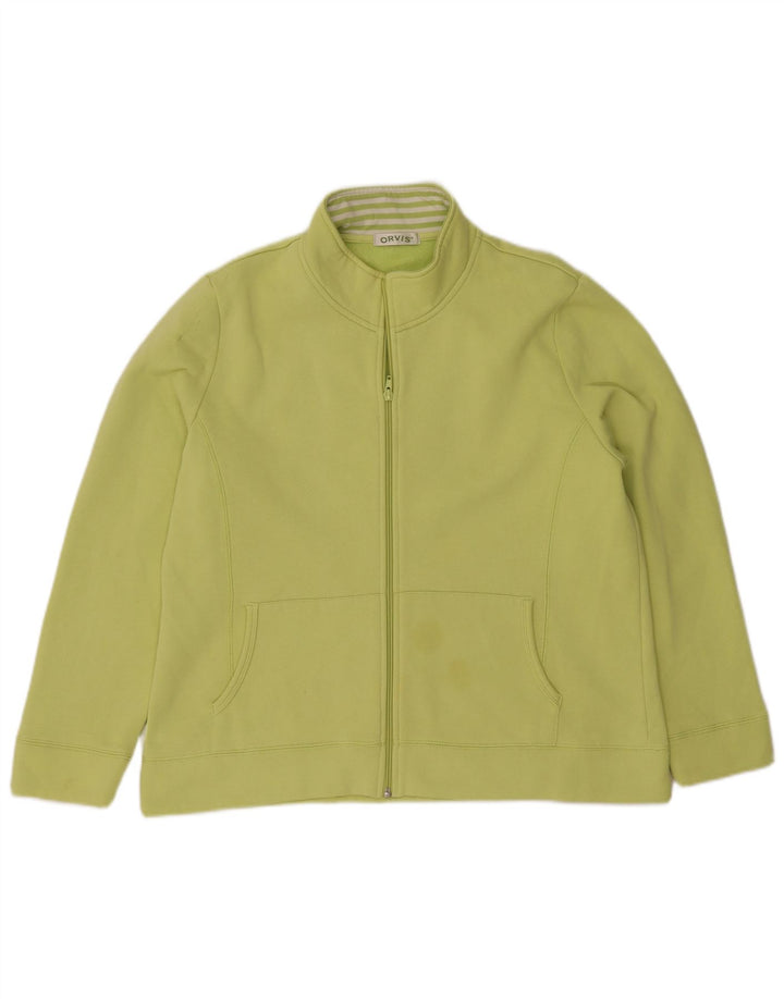 Orvis Womens Tracksuit Top Jacket UK 18 XL Green