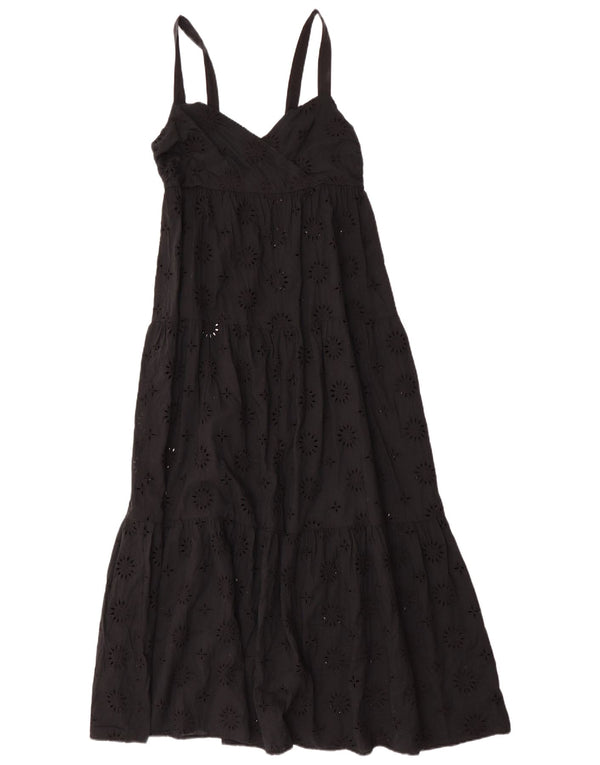 Zara Womens Sleeveless Maxi Dress UK 12 Medium Black