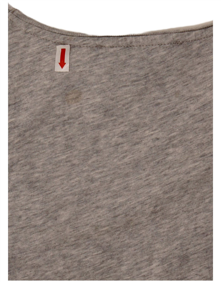 LYLE & SCOTT Mens Vest Top Medium Grey Flecked Cotton