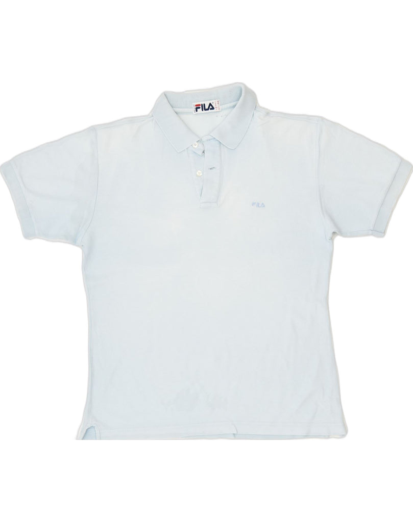 FILA Mens Polo Shirt Small Blue Cotton | Vintage | Thrift | Second-Hand | Used Clothing | Messina Hembry 