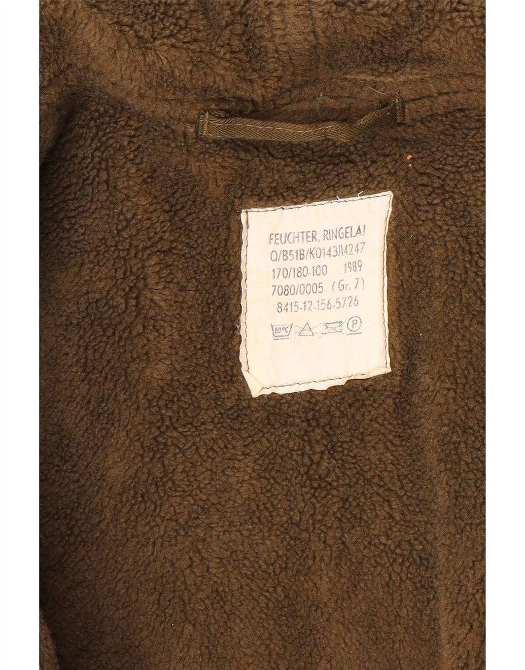 Vintage Mens Hooded Parka Jacket UK 40 Large Khaki
