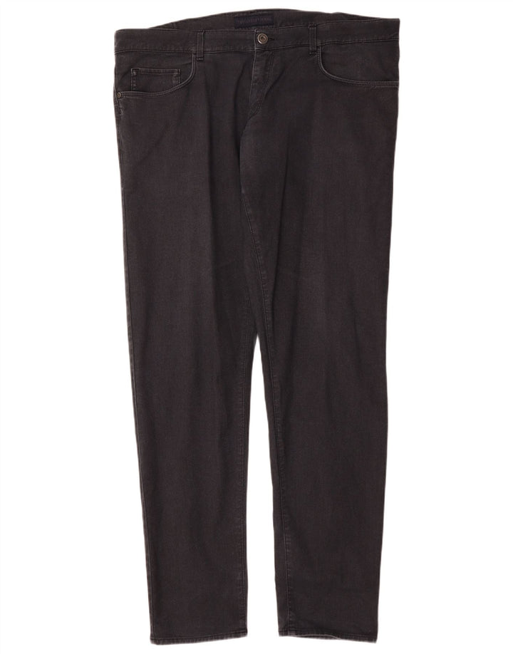Trussardi Mens Slim Jeans W42 L35 Black Cotton