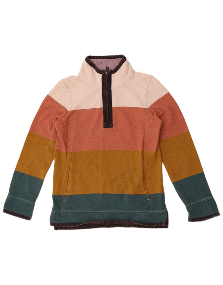 Fat Face Womens Oversized Sweatshirt Jumper UK 8 Small Multicoloured