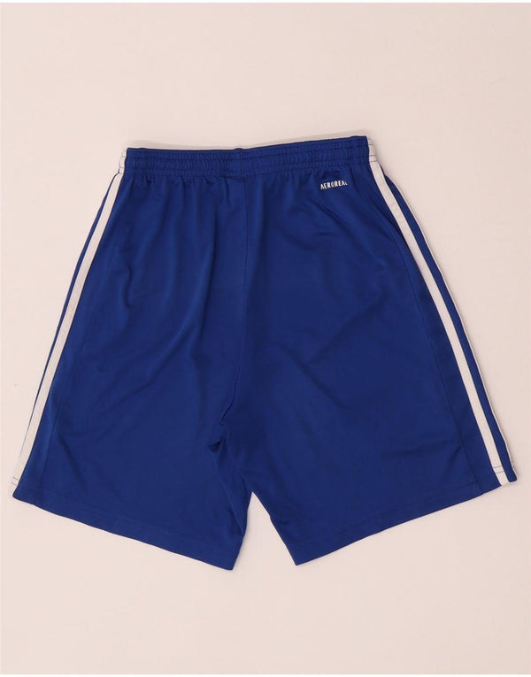 Adidas Boys Aeroready Sport Shorts 7-8 Years Small  Blue