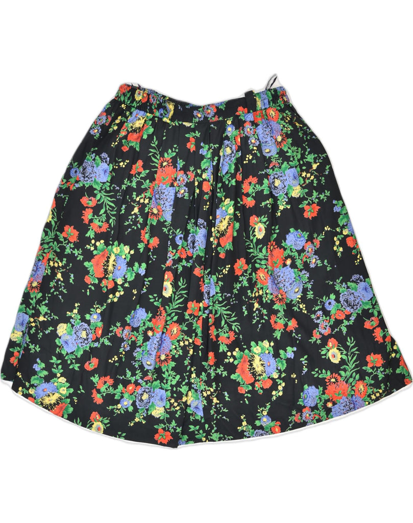 YESSICA Womens Circular Skirt IT 44 Medium W32 Multicoloured Floral | Vintage Yessica | Thrift | Second-Hand Yessica | Used Clothing | Messina Hembry 