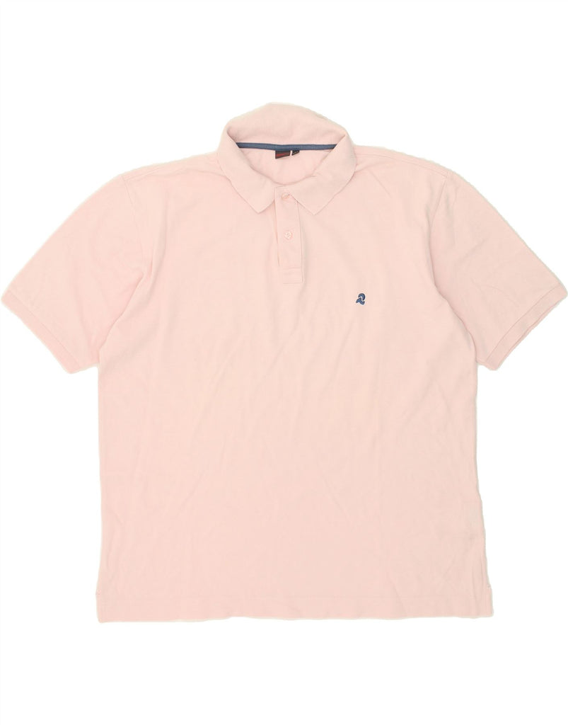 INVICTA Mens Polo Shirt IT 56 XL Pink Cotton Vintage Invicta and Second-Hand Invicta from Messina Hembry 