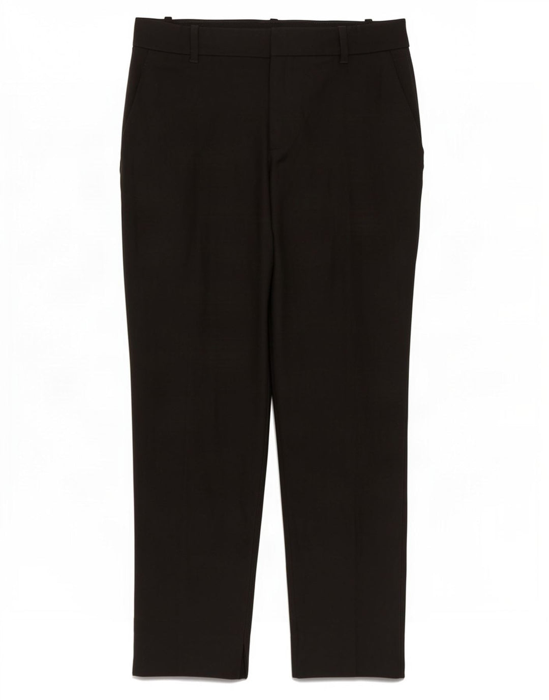 Zara Womens Straight Chino Trousers Medium W28 L27 Black