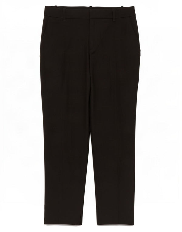 Zara Womens Straight Chino Trousers Medium W28 L27 Black