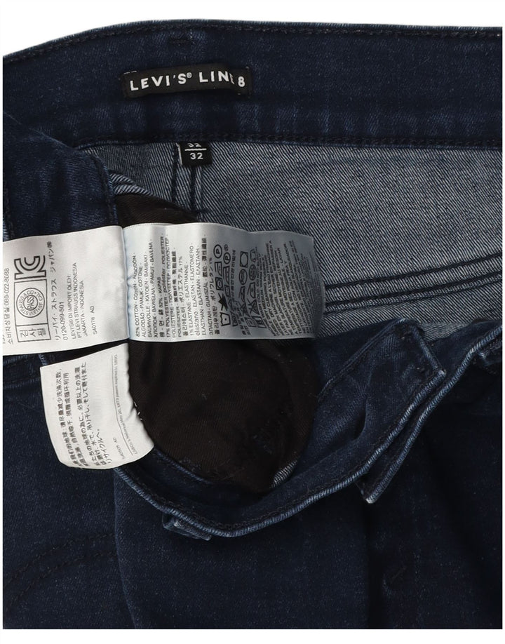 Levi's Womens Slim Jeans W32 L26 Navy Blue Cotton