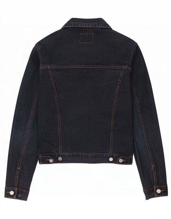 Onyx Womens Denim Jacket UK 10 Small Navy Blue