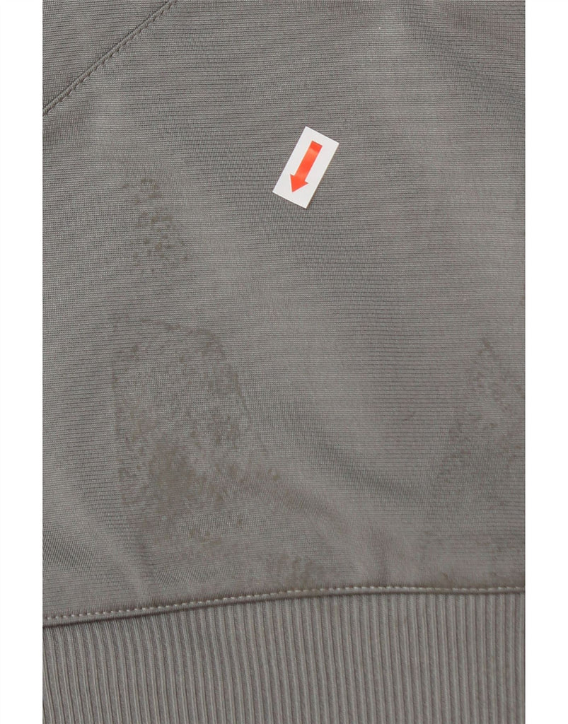 REEBOK Mens Tracksuit Top Jacket Medium Grey Colourblock Polyamide Vintage Reebok and Second-Hand Reebok from Messina Hembry 