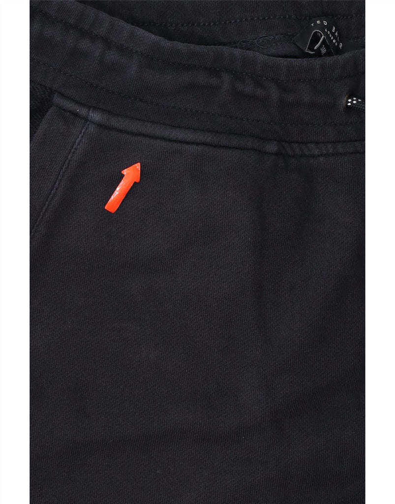TED BAKER Mens Tracksuit Trousers Joggers Large  Navy Blue Cotton Vintage Ted Baker and Second-Hand Ted Baker from Messina Hembry 