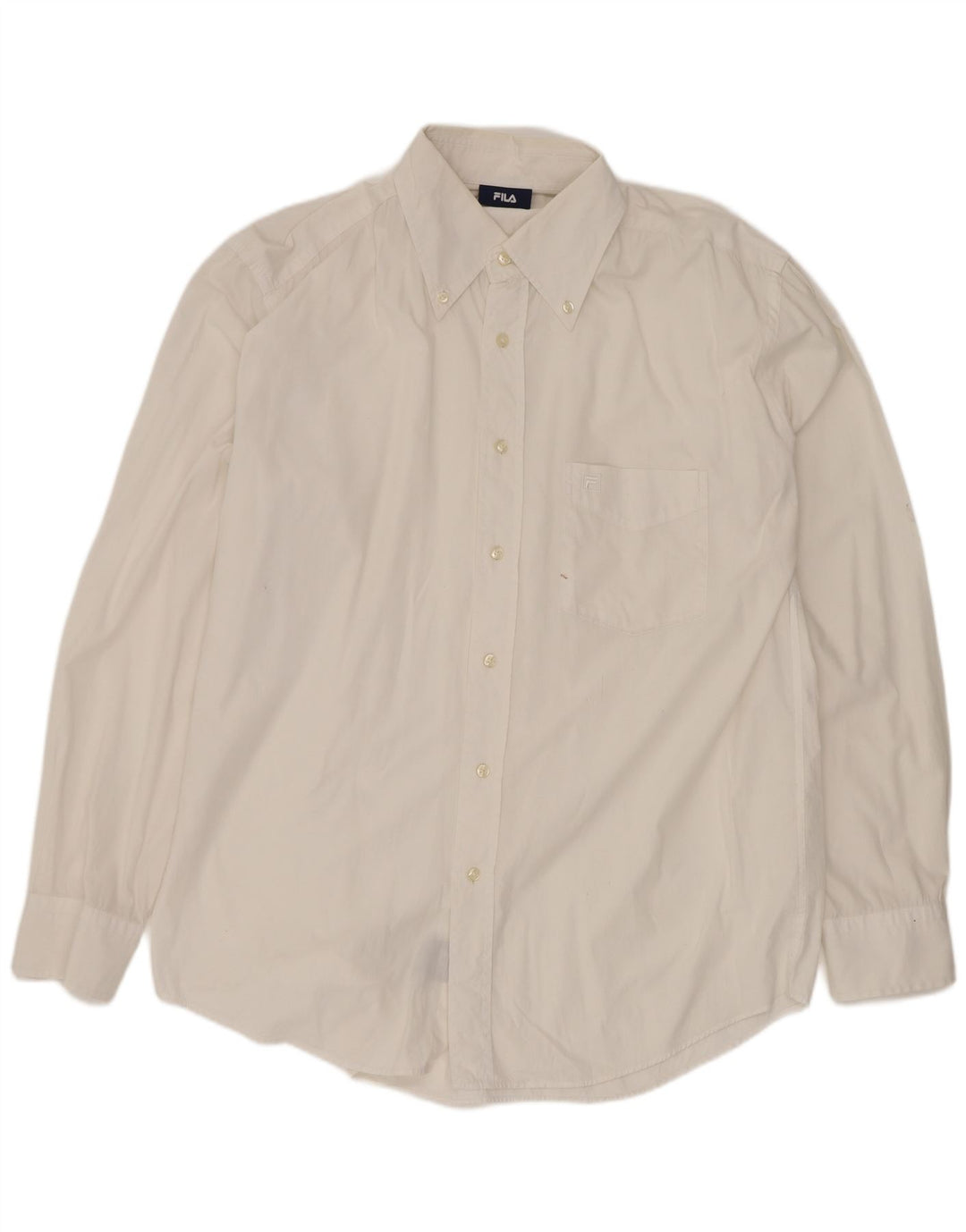 Fila Mens Shirt Large White Cotton