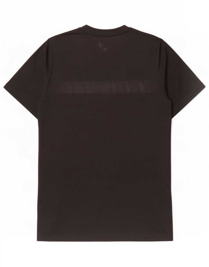 Nike Mens Dri Fit T-Shirt Top Medium Black Colourblock Polyester