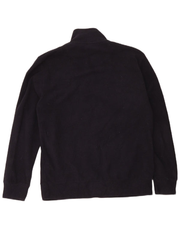 Umbro Mens Fleece Jacket UK 42 XL Navy Blue Colourblock Polyester Sports