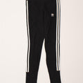 ADIDAS Womens Leggings UK 10 Small Black Cotton Vintage Adidas and Second-Hand Adidas from Messina Hembry 
