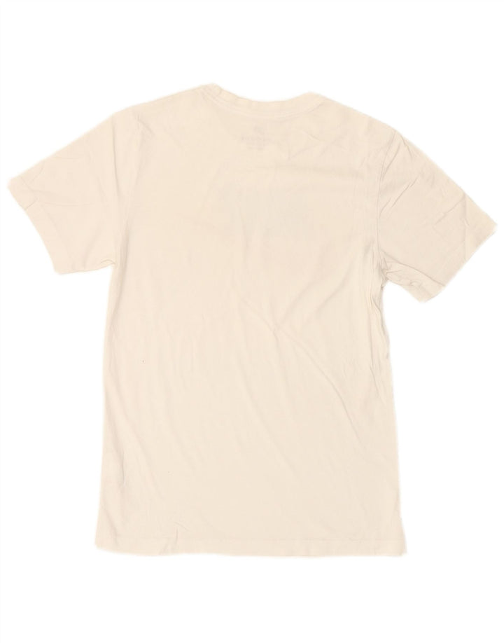 NIKE Mens Graphic T-Shirt Top XS White Cotton