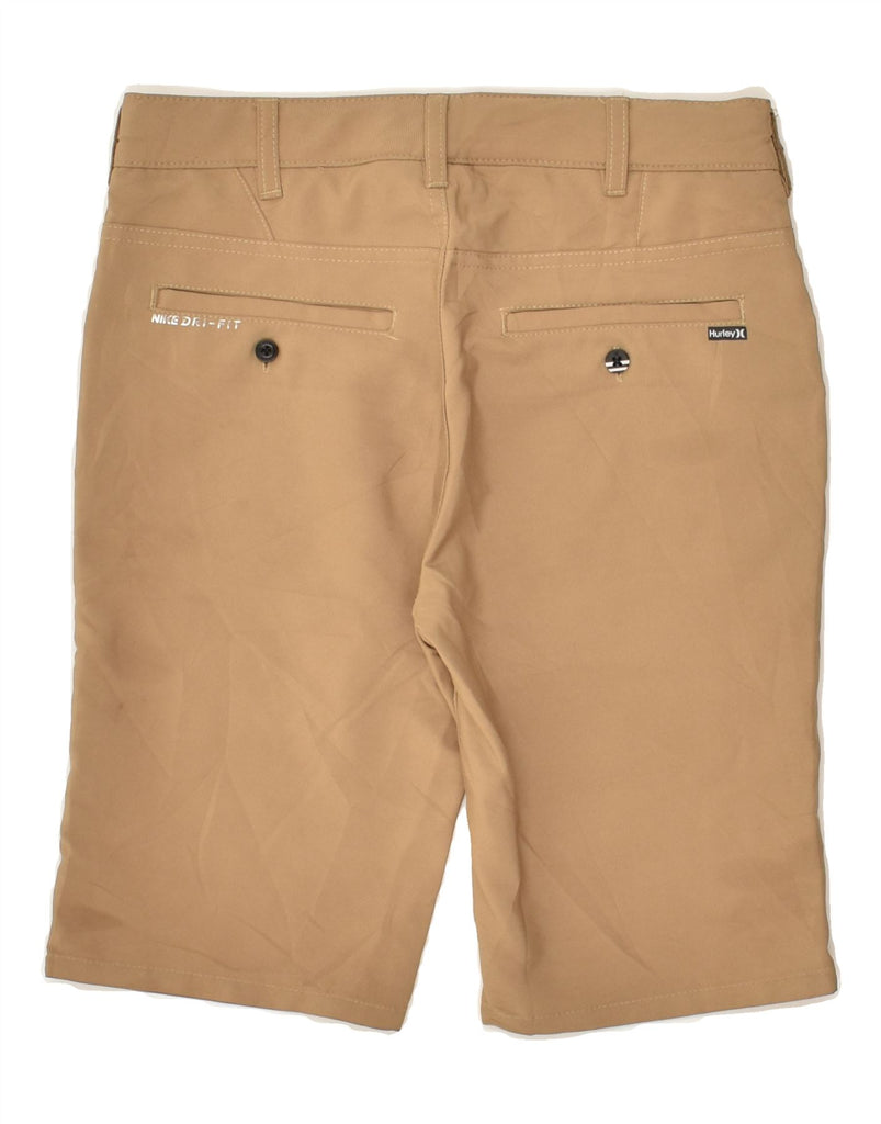 HURLEY Boys Chino Shorts 9-10 Years W20  Beige Polyester | Vintage Hurley | Thrift | Second-Hand Hurley | Used Clothing | Messina Hembry 