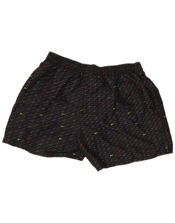 NIKE Mens Graphic Sport Shorts XL  Black Geometric Polyester