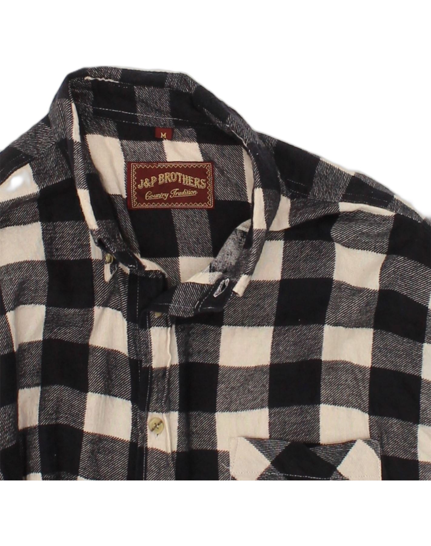 Vintage check clearance cotton flannel shirt